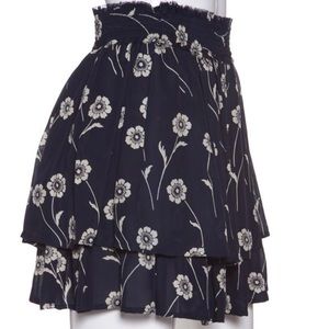 Derek lam 10 Crosby navy and cream skirt